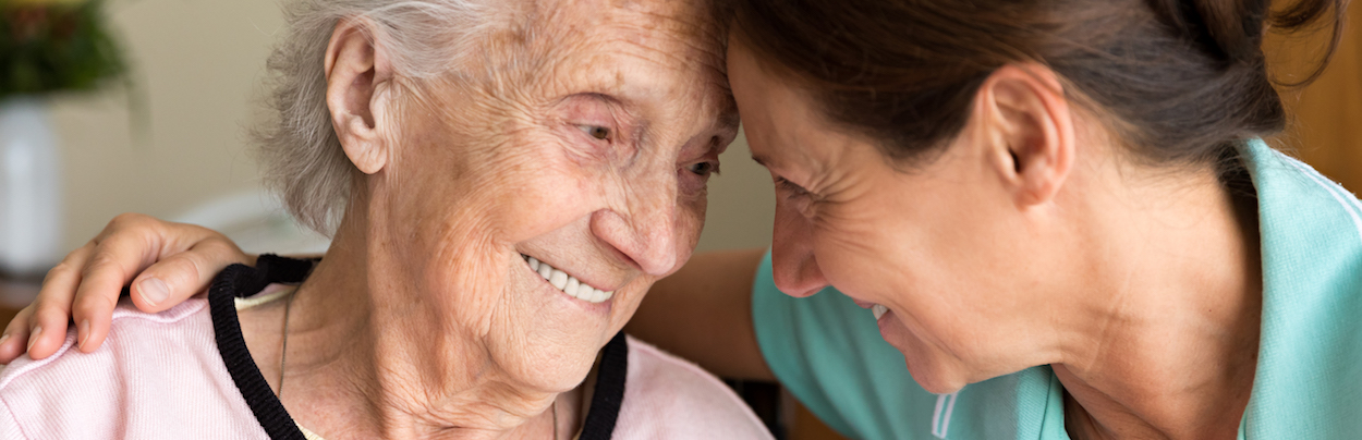 Two people at the Adult Day Program