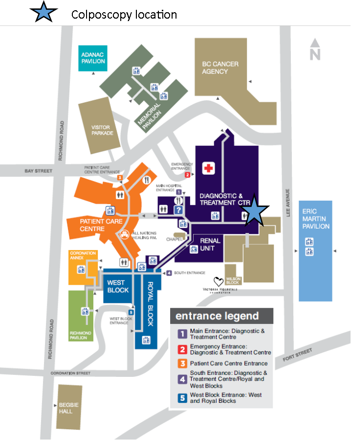 Colposcopy RJH Map