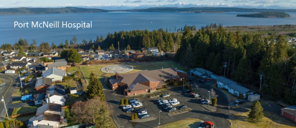 Port McNeill Hospital - Aerial View