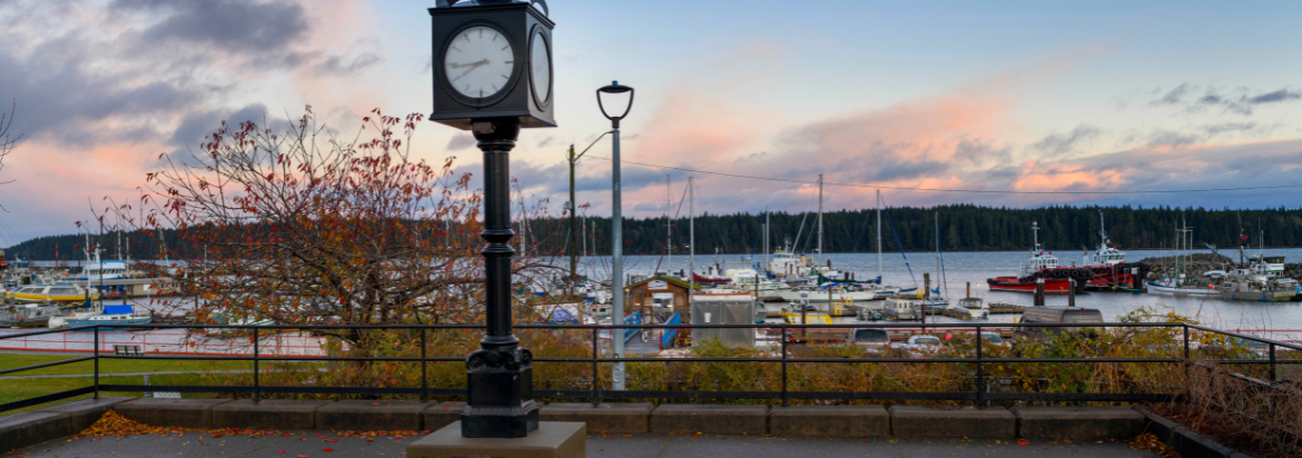 clock in harbour