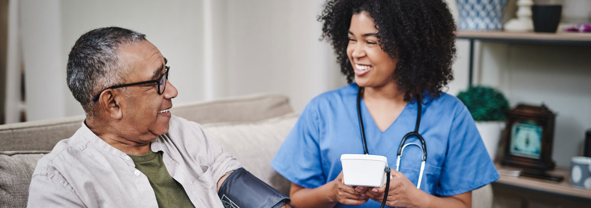 Doctor talking to patient