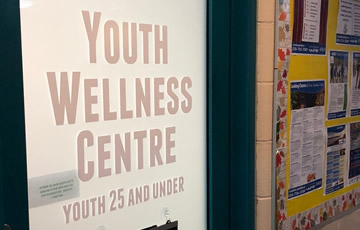 Youth Wellness Centre entrance