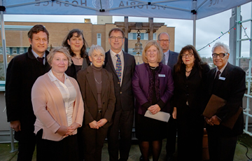 hospice announcement group photo