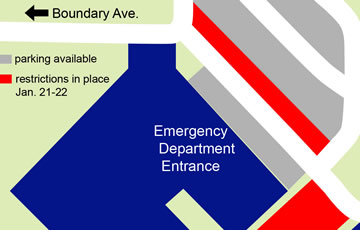 NRGH Parking Map