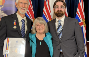 Photo of Bruce Saunders, Laurel Saunders and Paul Saunders