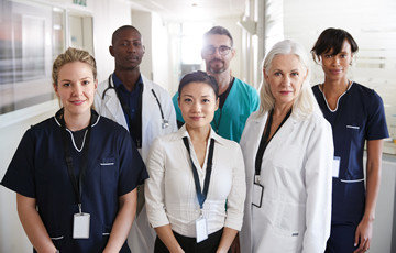 group of health professionals