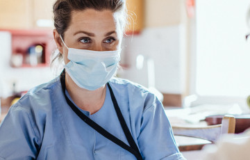 nurse with patient