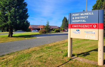 Exterior of Port McNeill Hospital