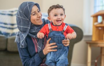 Child and mother