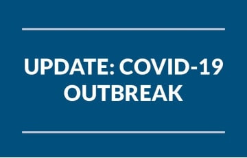 Update to COVID-19 outbreak