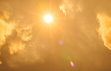 image of hot sun
