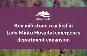 Key milestone reached in Lady Minto Hospital emergency department expansion