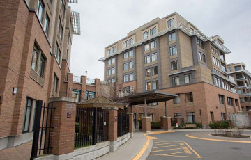 View of Selkirk seniors village building