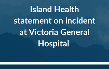 teaser image about statement on incident at victoria general hospital